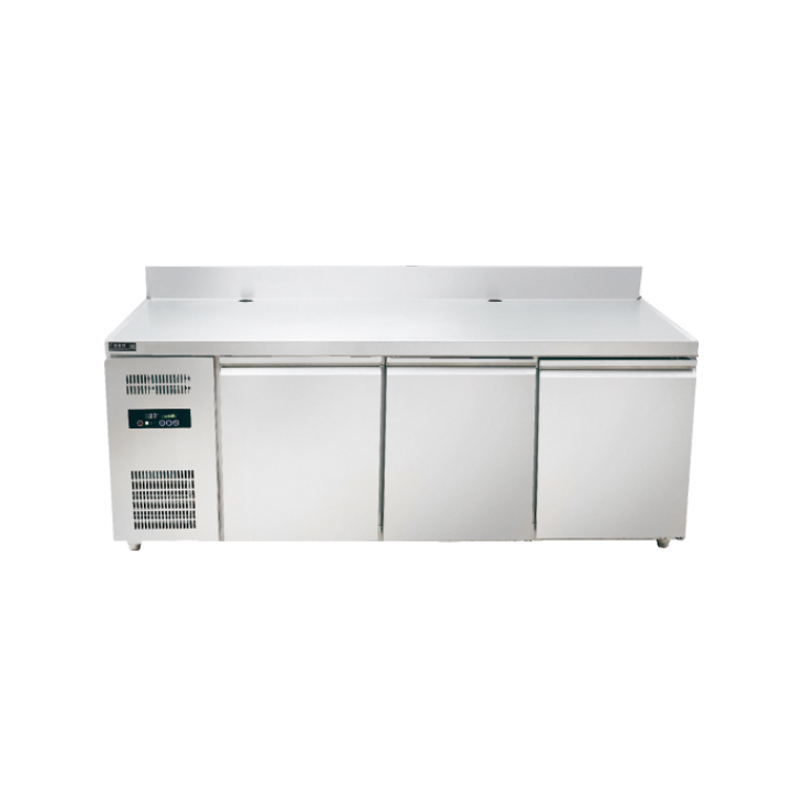 Tủ lạnh ngang bằng thép không gỉ thương mại 201/304